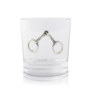 Equestrian Bit Barware set of 4 glasses