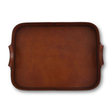 Load image into Gallery viewer, Leather Bit Serving Tray