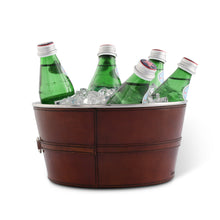 Load image into Gallery viewer, Leather Bit Ice Tub &amp; Beverage Cooler