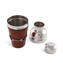 Load image into Gallery viewer, Leather Equestrian Bit Cocktail Shaker