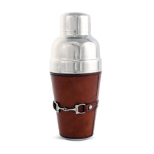 Load image into Gallery viewer, Leather Equestrian Bit Cocktail Shaker