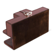 Load image into Gallery viewer, Leather Stirrup Desk Organizer for Office