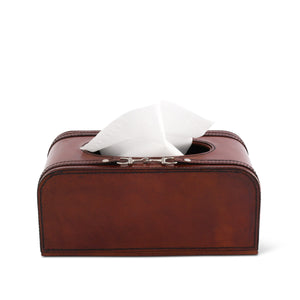 Leather Bit Tissue Box