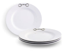 Load image into Gallery viewer, Equestrian Bit Melamine Lunch Plates Bit Set of 4